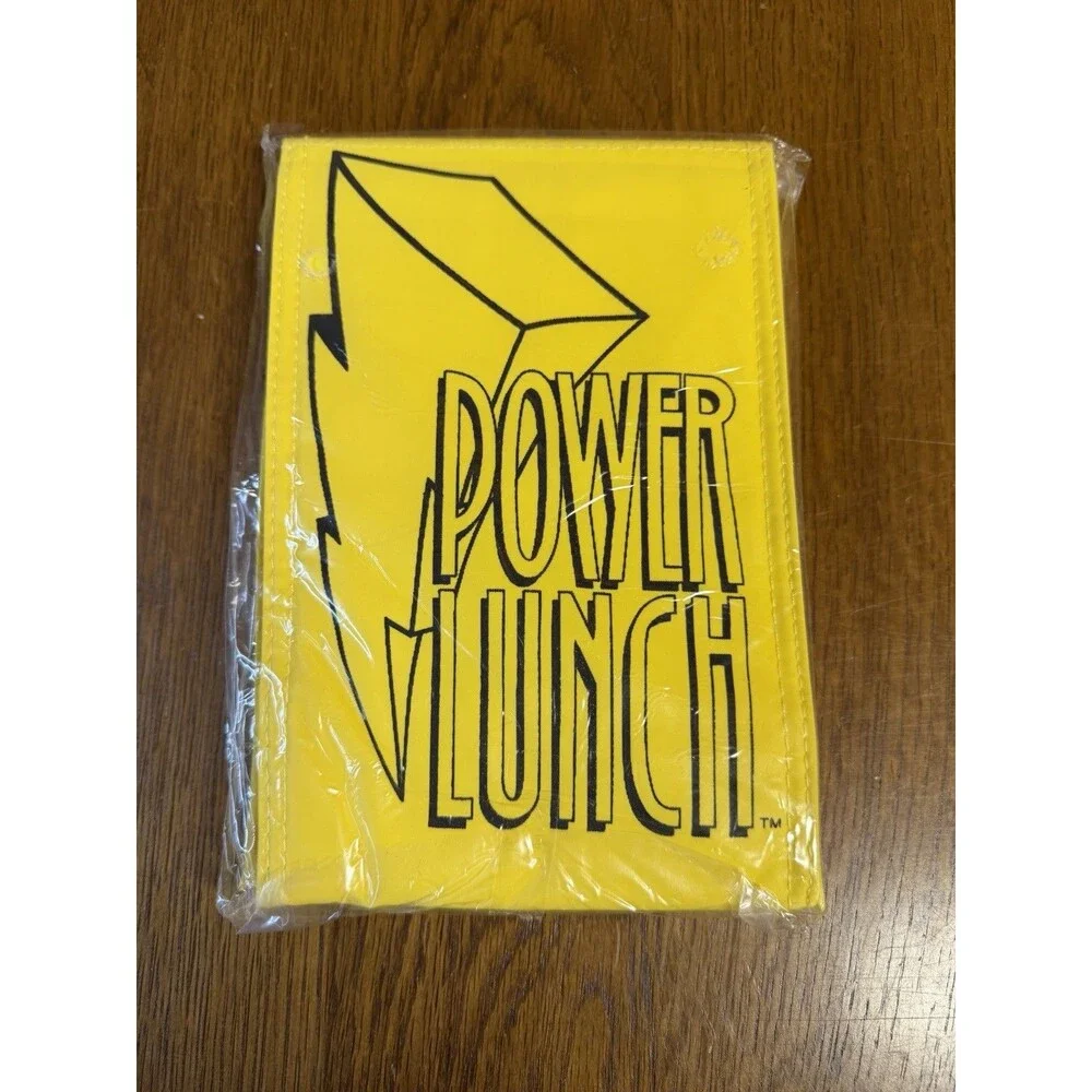 Mighty Morphin Power Rangers Insulated Kids Lunch Bag Yellow/Black Flip Top